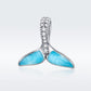 925 Sterling Silver Ocean Fishtail Pendant Necklace