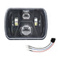 7 Inch 5X7 / 7X6 H4 Dc 9V - 30V 3500Lm 35W Car Square Shape Led Headlight Lamps For Jeep Wrangler
