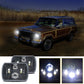 7 Inch 5X7 / 7X6 H4 Dc 9V - 30V 3500Lm 35W Car Square Shape Led Headlight Lamps For Jeep Wrangler