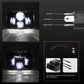 7 Inch 5X7 / 7X6 H4 Dc 9V - 30V 3500Lm 35W Car Square Shape Led Headlight Lamps For Jeep Wrangler
