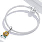 925 Sterling Silver Sunflower Pendant For Bracelet / Necklace