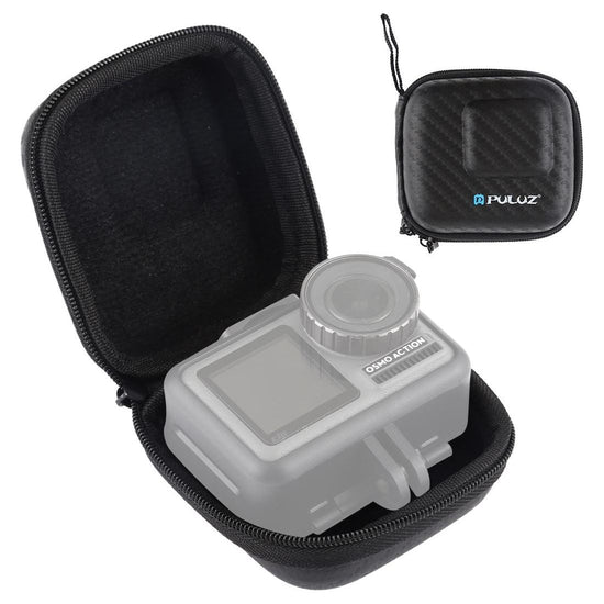 Compact Carbon Fiber Camera Storage Bag For Dji Action Gopro Mijia And More