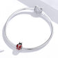 925 Sterling Silver Ladybug Pendant For Diy Bracelets
