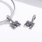 925 Sterling Silver Letter M Pendant For Diy Bracelets & Necklaces
