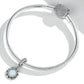 925 Sterling Silver Opal Sun Pendant For Diy Bracelets & Necklaces