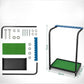 Golf Club Display Rack 9 Holes Position