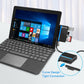 Usb 3.0 + 2.0 + Micro Usb Hub For Surface Go 2 Tf & Sd Card Slots