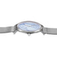 Stylish Women Quartz Watch With Stainless Steel Band - Round Dial Silver Alloy Case