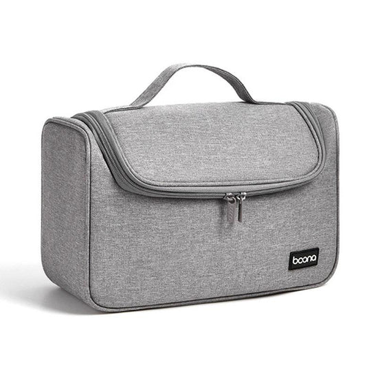 Portable Hair Dryer Storage Bag With Hook Large Capacity - Gray