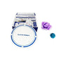 Intelligent 2-in-1 Rechargeable Floor Sweeping Robot Vacuum - Black