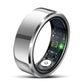 Smart Ring With Heart Rate Blood Oxygen And Sleep Monitoring - R6 Size 8 - Black