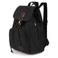 Women Canvas Laptop Backpack - Compact And Stylish - Black
