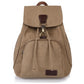 Women Canvas Laptop Backpack - Compact And Stylish - Black