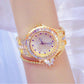 Diamond-Inlaid Women Chain Watch - Elegant Jewelry