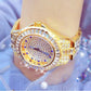 Diamond-Inlaid Women Chain Watch - Elegant Jewelry