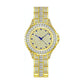 Diamond-Inlaid Women Chain Watch - Elegant Jewelry