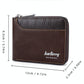 Secure Rfid Blocking Short Wallet - Anti-theft - Black
