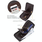 Secure Rfid Blocking Short Wallet - Anti-theft - Black