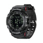 Men Multifunctional Waterproof Bluetooth Smart Electronic Watch Black