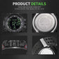 Men Multifunctional Waterproof Bluetooth Smart Electronic Watch Black