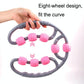 8-Round Yoga Leg Massager Ring-Shaped Roller For Training - Blue