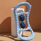 Stretching Yoga Ring With Raised Point Roller - Beige Orange