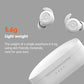 Waterproof T20 Tws Bluetooth Earphones with Charging Box and Noise-cancelling Hooks - Black