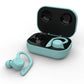 Waterproof T20 Tws Bluetooth Earphones with Charging Box and Noise-cancelling Hooks - Black