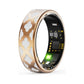 Smart Ring With Heart Rate Blood Oxygen Sleep Monitoring - Multiple Sports Modes - Rose Gold - Size 13