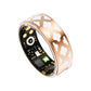 Smart Ring With Heart Rate Blood Oxygen Sleep Monitoring - Multiple Sports Modes - Rose Gold - Size 13