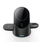 3 In 1 Magnetic Wireless Charging Bracket For Smartphone Iwatch Airpods - Black