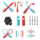 18-In-1 Sports Set With Lightsaber Golf Racket And Grip