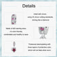925 Sterling Silver Love Heart Pendant Diy Beads