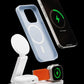 3 In 1 Magnetic Wireless Charging Dock For Apple Devices - Black