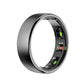 Smart Ring Heart Rate Blood Oxygen Sleep Sports Size 8 - Black