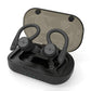 Waterproof Tws Wireless Earphones for Sports - Ear-mounted - Black