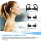 Waterproof Tws Wireless Earphones for Sports - Ear-mounted - Black