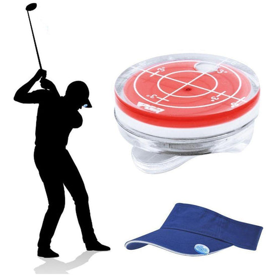Magnetic Golf Cap Clip With Ball Marker - Mk011 - Red
