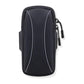 Waterproof Running Arm Bag For Mobile Phones Pouch For Outdoor Activities - Black