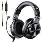 Dj Monitor Headphones With Mic Black