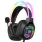 Colourful Light Gaming Headset With Mic 1.8M Cable - Black