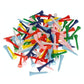 40 Wooden Golf Tees With Ball Holder - 42Mm
