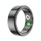 Smart Ring With Heart Rate Blood Oxygen Sleep Monitoring & Sports Modes - Size 9 - Black