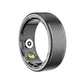 Smart Ring With Heart Rate Blood Oxygen Sleep & Sports Modes - Size 9 - Black
