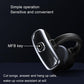 Wireless Bone Conduction Earphones - Openbuds Clip-on for Sports - Black