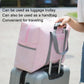 Folding Travel Bag With Trolley Case For Luggage
