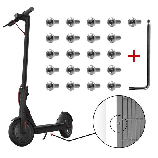 21-piece Battery Compartment Screws Set for Xiaomi Mijia M365 Pro - White