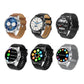 Smart Dual Display Analog Digital Call Watch - Black Silicone