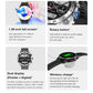 Smart Dual Display Analog Digital Call Watch - Black Silicone