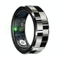 Smart Ring With Health Monitoring Gesture Control And Somatosensory Games - Size 9 - Black